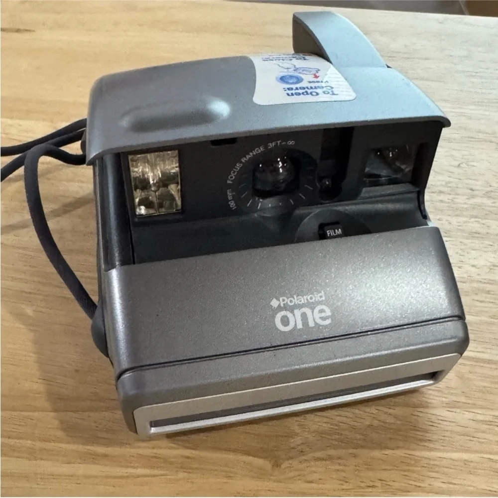 Polaroid One Instant Camera - Black and Silver